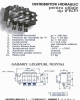 Distribuitoare hidraulice pt.utilaje tip:IFRON,HYDROM,AMT,etc