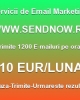 SendNow.ro Servicii Email Marketing 10 EUR