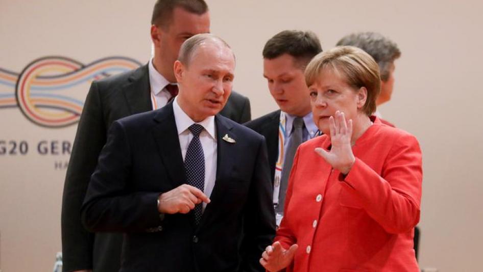 Intalnirea Putin - Merkel: vorba lunga, niciun progres