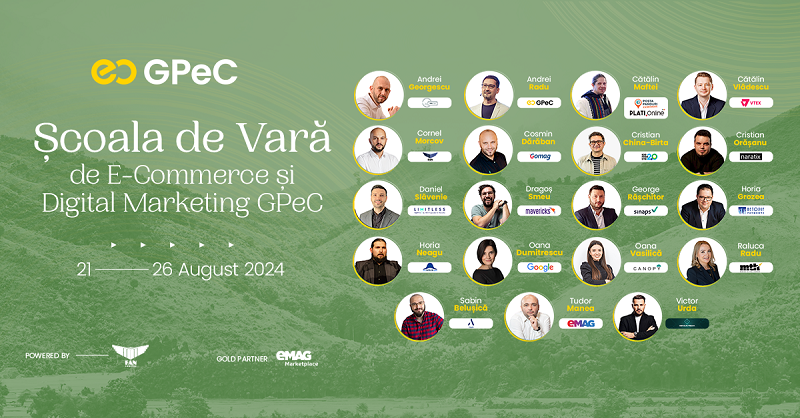 Ultimele zile de inscrieri cu preturi reduse la Scoala de Vara GPeC –cursuri intensive de E-Commerce & Digital Marketing