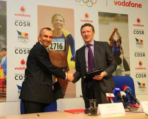 Vodafone sustine cu 175.000 de dolari Comitetul Olimpic si Sportiv Roman