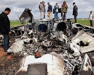 RAZBOI IN LIBIA: Un avion american s-a prabusit langa Benghazi