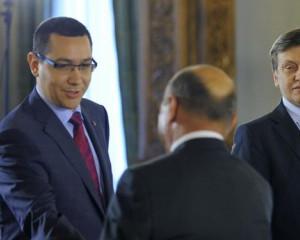 Victor Ponta vorbeste cu Traian Basescu la telefon