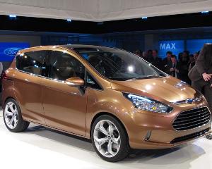 Ford vrea sa rupa gura targului cu B-Max: motor de 1 litru, consum de 4 l/100 km