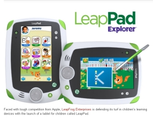 LeapPad, prima tableta pentru copii