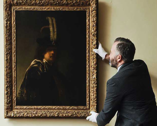 Un autoportret al lui Rembrandt a fost autentificat