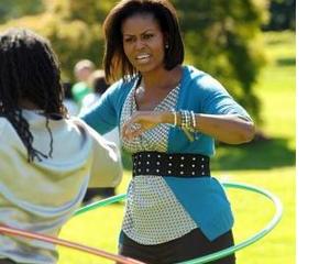 Michelle Obama lupta impotriva obezitatii in cadrul Jocurilor Olimpice