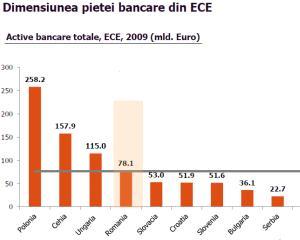 Studiu: Romania, a patra piata bancara ca marime din zona CEE in 2009