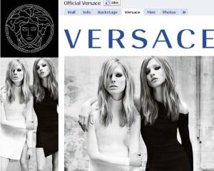 Versace a sters mesajele fanilor de pe Facebook. 500.000 de utilizatori, fata-n fata cu cenzura de brand