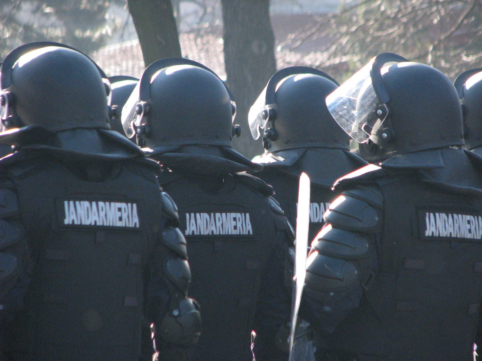 Jandarmeria se echipeaza pentru revolte
