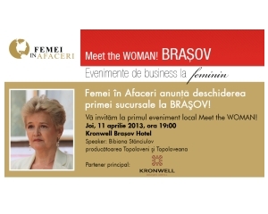 Femei in Afaceri BRASOV: prima sucursala a organizatiei!