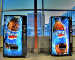 Automat "social" de la Pepsi