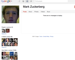 Zuckerberg are cont pe Google+: "De ce va mirati?"