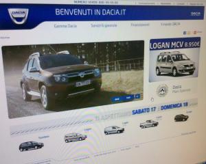 Dacia va incepe in aceasta saptamana sa vanda masini online, mai intai in Italia