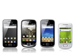 Recolta noua de telefoane Samsung cu Android. Faceti cunostinta cu Ace, Fit, Gio si Mini