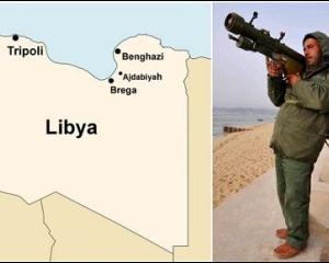 LIBIA: Armata bombardeaza portul Brega. Un britanic a fost impuscat