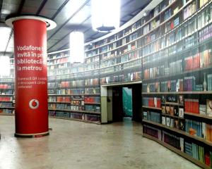 Vodafone a lansat o biblioteca digitala, la metrou