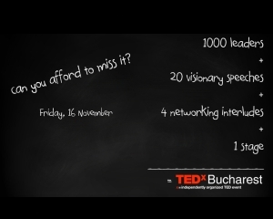 Pe locuri, fiti gata, start TEDxBucharest 2012!