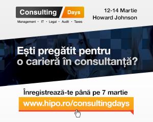 Incepe cea de-a doua editie a proiectului Consulting Days