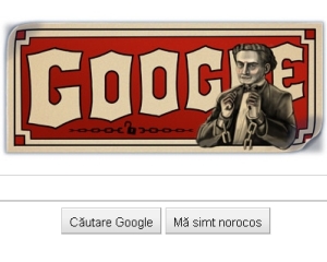 Google aniverseaza 137 de ani de la nasterea lui Harry Houdini
