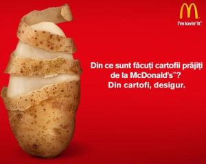 McDonald's, sanctionata de ANPC pentru publicitate mincinoasa