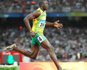 Usain Bolt, putin mai rapid decat dromaderul