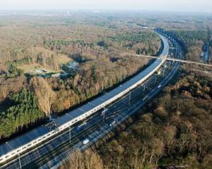 Belgienii au construit primul tunel feroviar alimentat cu energie solara din Europa