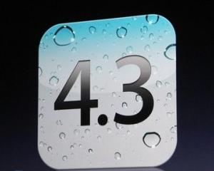 Apple: iOS 4.3 este disponibil pentru descarcare