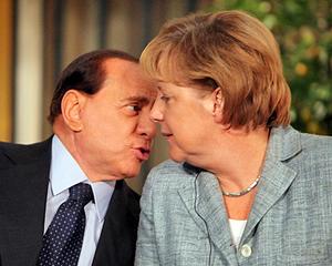 Seful FESF si Angela Merkel ii arata, indirect, usa lui Berlusconi