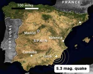 Cutremur in Spania - cel mai grav din ultimii 50 de ani