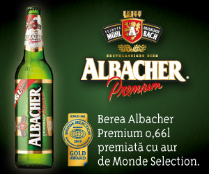 Berea Albacher Premium 0,66l premiata cu aur de Monde Selection