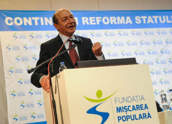 PMP sustine la prezidentiale o persoana foarte apropiata de Traian Basescu