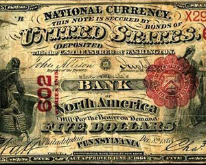 7 ianuarie 1782: se deschide prima banca comerciala americana, Bank of North America, in Philadelphia