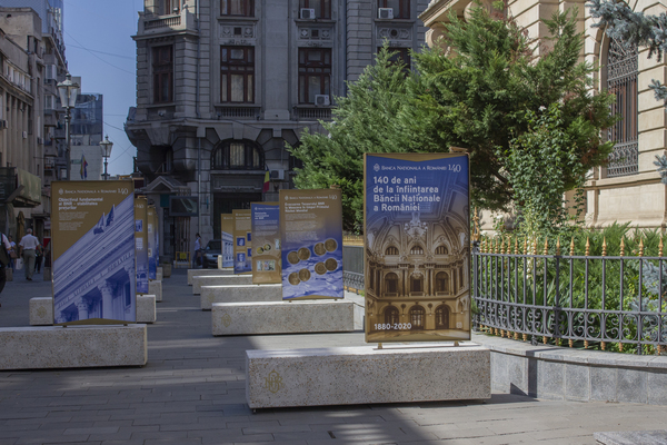 Banca Nationala a Romaniei dedica o expozitie in aer liber aniversarii a 140 de ani de la infiintarea institutiei