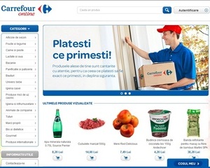 S-a deschis Carrefour varianta on-line