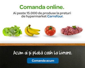 Carrefour Online introduce plata cash la livrarea comenzii