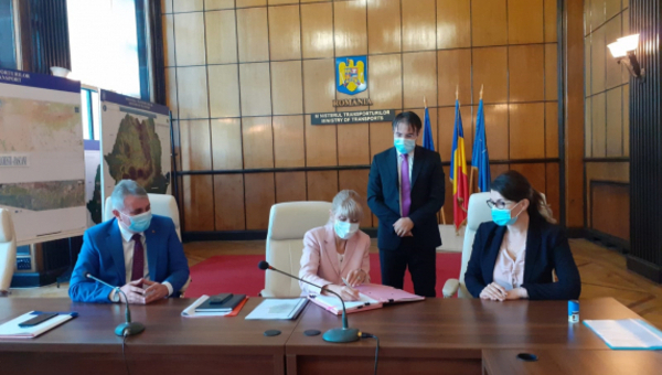 CNAIR a semnat contractul pentru proiectarea si construirea lotului 4 aferent Autostrazii de Centura Bucuresti Nord