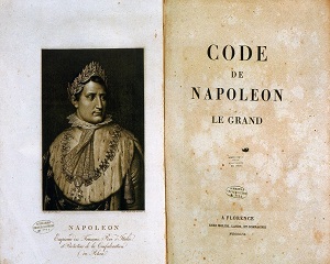 21 martie 1804: in Franta este introdus Codul civil napoleonian