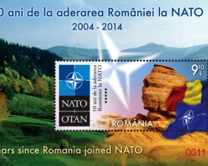 Marcile postale romanesti sarbatoresc aniversarea unui deceniu de la aderarea Romaniei la NATO