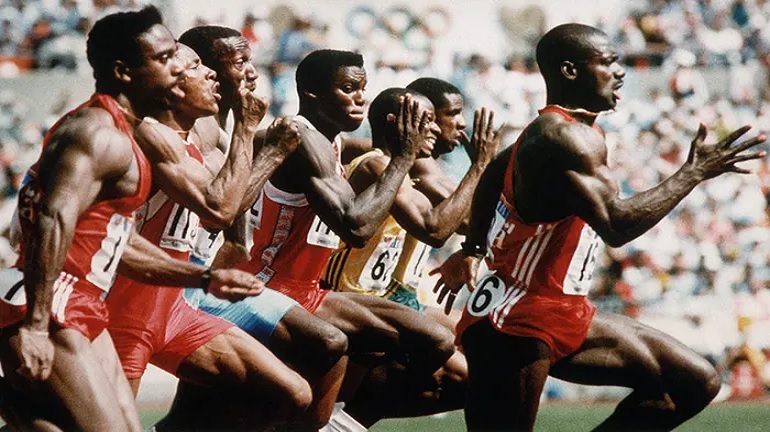 Momente memorabile in sport. Cursa de 100 m de la Olimpiada de la Seul
