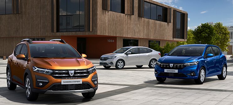Dacia a prezentat noile modele Logan, Sandero, si Sandero Stepway, cu noua semnatura in forma de Y a marcii