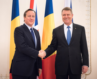 Vizita dupa 16 ani a unui premier britanic in Romania