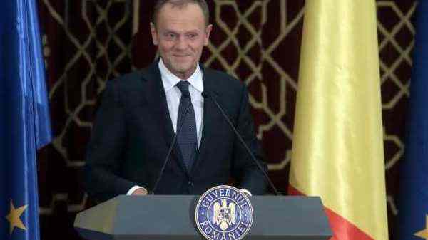 Pentru cateva minute, Romania a avut un premier european: Donald Tusk