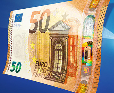 BCE a prezentat noua bancnota de 50 de euro