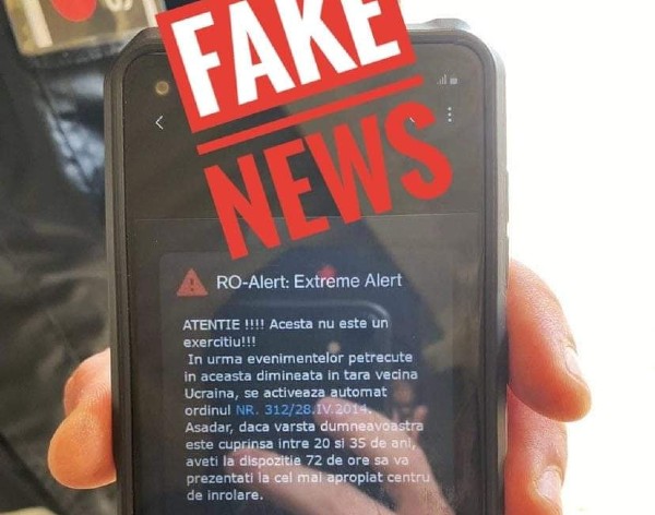 MAI avertizeaza: acesta este un FAKE NEWS. Tinerii romani NU sunt chemati la inrolare