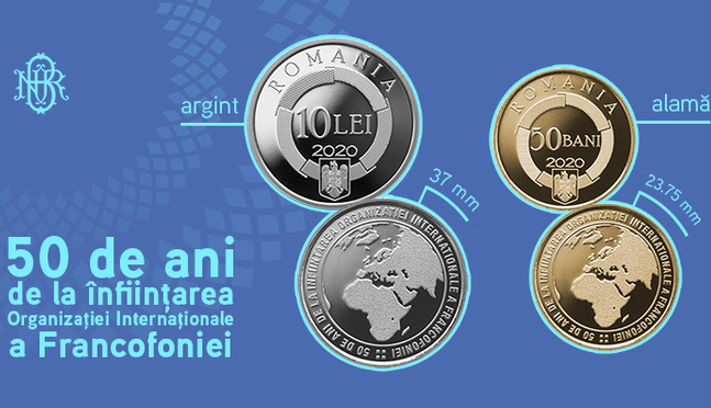 BNR dedica o emisiune numismatica infiintarii Organizatiei Internationale a Francofoniei