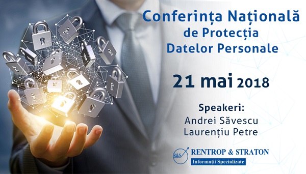 GDPR 2018 | Conferinta Nationala de Protectia Datelor Personale - un eveniment Rentrop & Straton