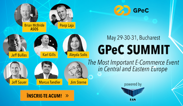 GPeC SUMMIT 2018 - Ultimele zile de inscrieri cu preturi reduse la cel mai important eveniment de E-Commerce din Romania