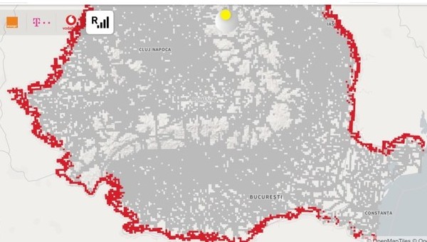 ANCOM a actualizat harta aisemnal.ro cu localitatile care prezinta risc de roaming involuntar