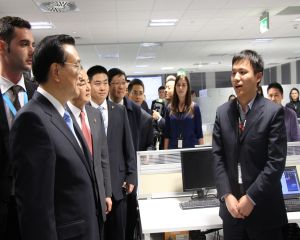 Premierul Chinei a vizitat sediul Huawei Technologies din Romania